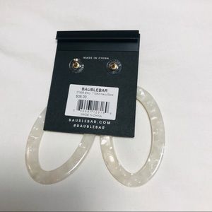 BaubleBar Jewelry - Baublebar TRISHA RESIN HOOP EARRINGS BaubleBar Jewelry - Baublebar TRISHA RESIN HOOP EARRINGS